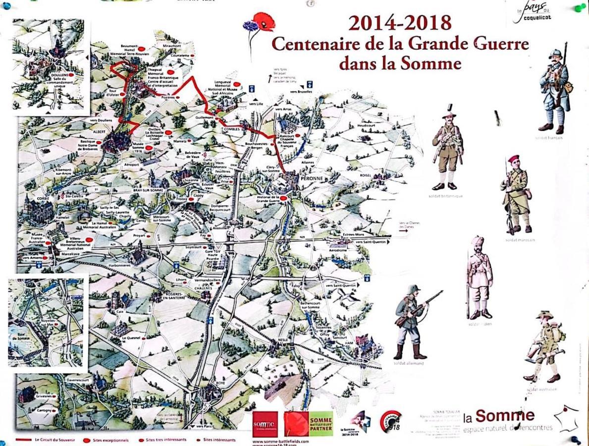 Le Gite Les Grives Villers-Carbonnel Екстериор снимка